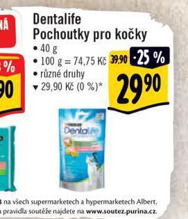 Albert Dentalife pochoutka pro kočky nabídka