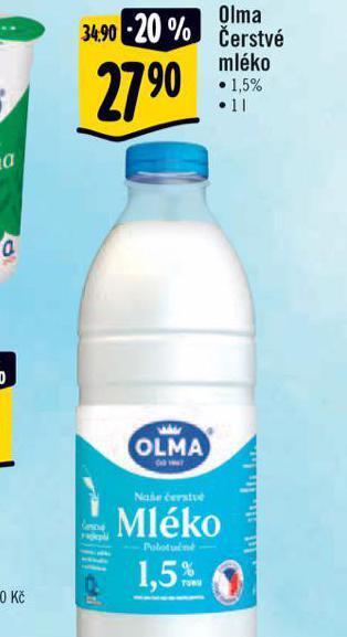 Albert Olma čerstvé mléko nabídka