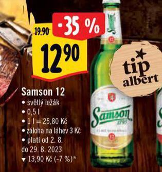 Albert Pivo samson nabídka