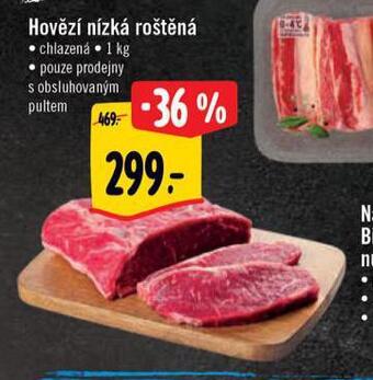 Albert Hovězí nízká roštěná nabídka