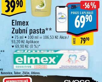 Albert Elmex zubní pasta nabídka