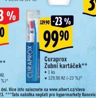 Albert Curaprox zubní kartáček nabídka