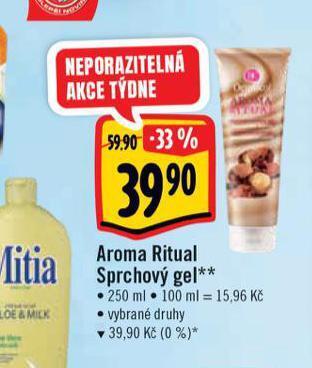 Albert Aroma ritual sprchový gel nabídka