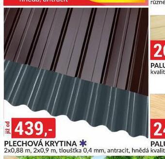 Baumax Plechová krytina nabídka