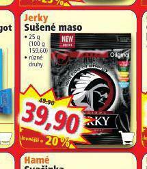 Norma Jerky sušené maso nabídka