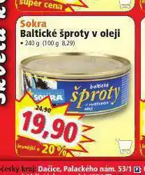 Norma Baltické šproty v oleji nabídka