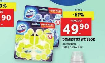 Lidl Domestos wc blok nabídka