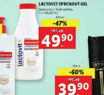 Lidl Lactovit sprchový gel nabídka