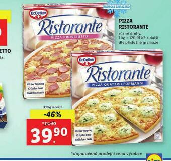 Lidl Pizza ristorante nabídka