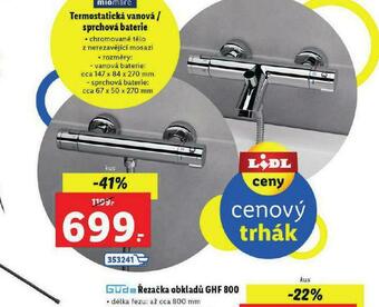 Lidl Termostatická vanová / sprchová baterie nabídka
