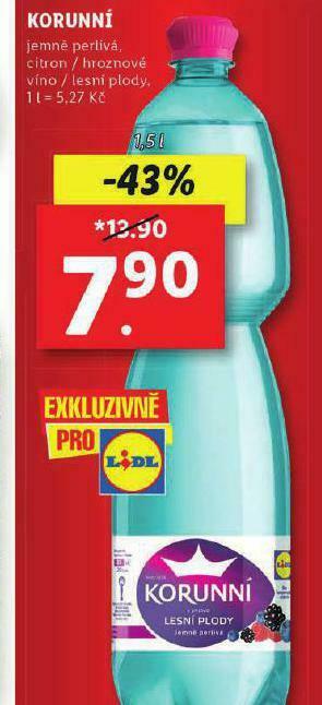 Lidl Korunní ochucená nabídka