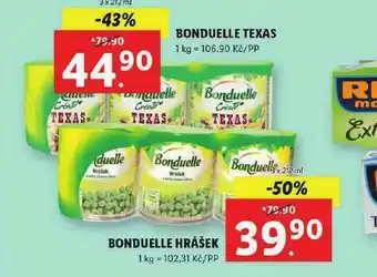 Lidl Bonduelle texas nabídka