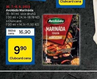 Tesco Avokádo marináda nabídka