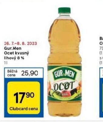 Tesco Gur.men ocet kvasný lihový 8% nabídka