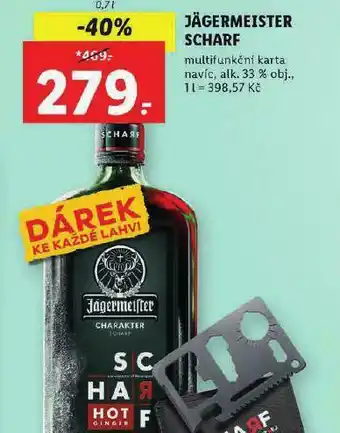 Lidl Jägermeister scharf nabídka
