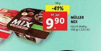 Lidl Müller mix nabídka