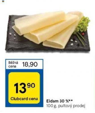 Tesco Eidam 30% nabídka