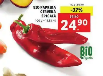 Lidl Bio paprika červená špičatá nabídka
