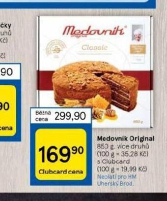 Tesco Medovník original nabídka