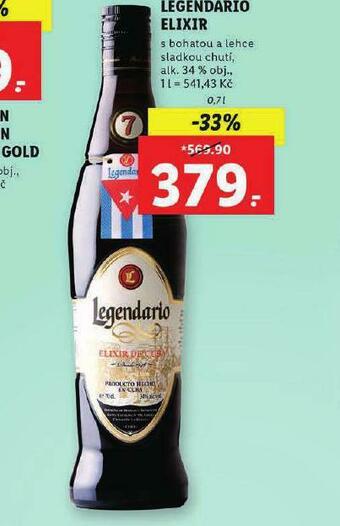 Lidl Legendario elixir nabídka