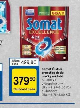 Tesco Somat čistící prostředek do myčky nabídka