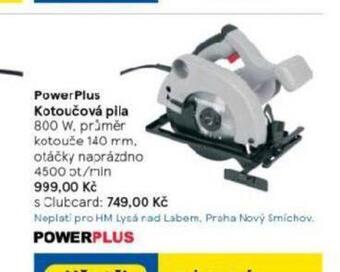 Tesco Powerplus kotoučová pila nabídka