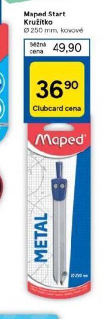 Tesco Maped start kružítko nabídka