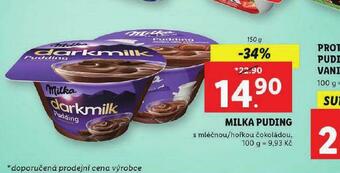 Lidl Milka puding nabídka