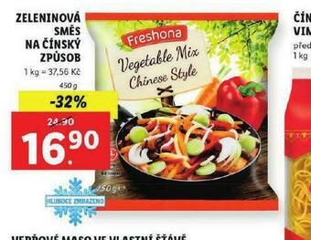 Lidl Zeleninová směs na čínský způsob nabídka