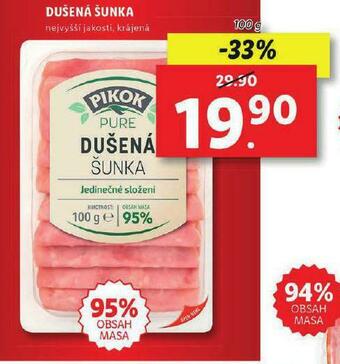 Lidl Dušená šunka nabídka