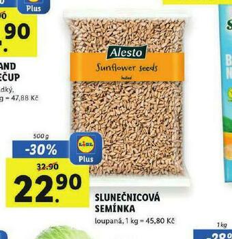 Lidl Slunečnicová semínka nabídka