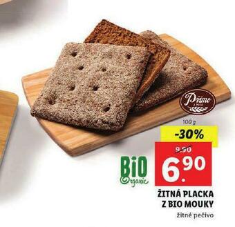 Lidl Žitná placka z bio mouky nabídka