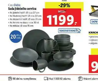 Lidl Sada jídelního servisu nabídka