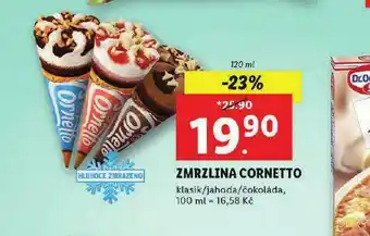 Lidl Zmrzlina cornetto nabídka