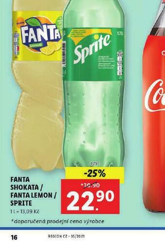 Lidl Sprite nabídka