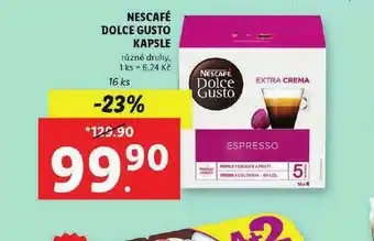 Lidl Kapsle nescafé dolce gusto nabídka