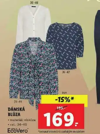 Lidl Dámská blůza nabídka