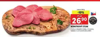 Lidl Minutkový steak nabídka