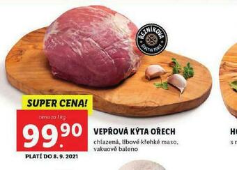 Lidl Vepřová kýta ořech nabídka