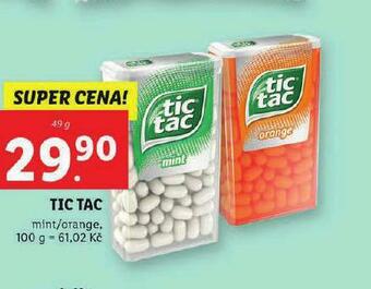 Lidl Tic tac nabídka