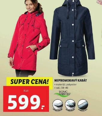Lidl Nepromokavý kabát nabídka