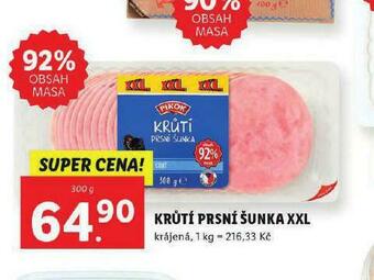 Lidl Krůtí prsní šunka xxl nabídka