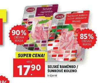Lidl Selské ramínko nabídka