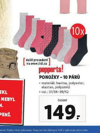 Lidl Ponožky nabídka