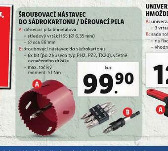 Lidl Děrovací pila nabídka