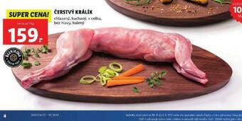 Lidl Čerstvý králík nabídka