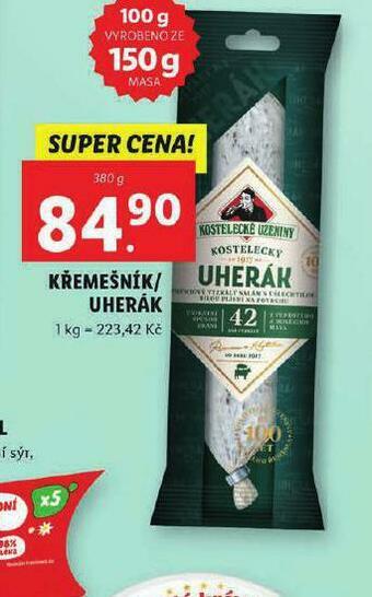 Lidl Křemešník / uherák nabídka