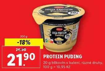 Lidl Protein puding, 200 g nabídka