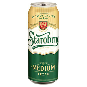 Starobrno medium 0,5l plech 0.5l