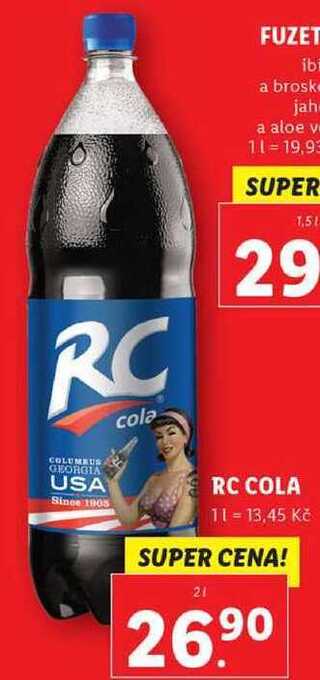 Lidl Rc cola, 2 l nabídka